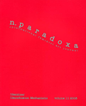 cover of n.paradoxa: international feminist art journal vol.11 (Jan 2003) KT press