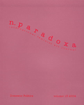cover of n.paradoxa: international feminist art journal vol.13 (Jan 2004) KT press