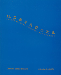 cover of n.paradoxa: international feminist art journal vol.14 (July 2004) KT press