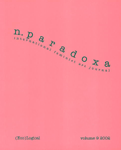 cover of n.paradoxa: international feminist art journal vol.9 (Jan 2002) KT press